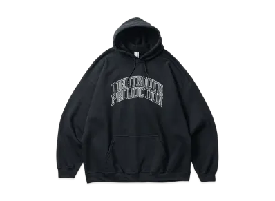 TIGHTBOOTH College Hooded Sweat Shirt "Black"