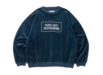 TIGHTBOOTH People Hate Skate Velour L/S "Navy"
