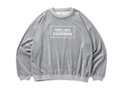 TIGHTBOOTH People Hate Skate Velour L/S "Gray"