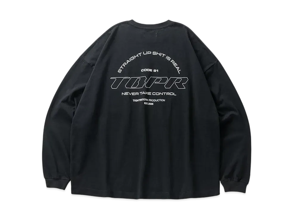 TIGHTBOOTH Straight Up L/S T-Shirt "Black"