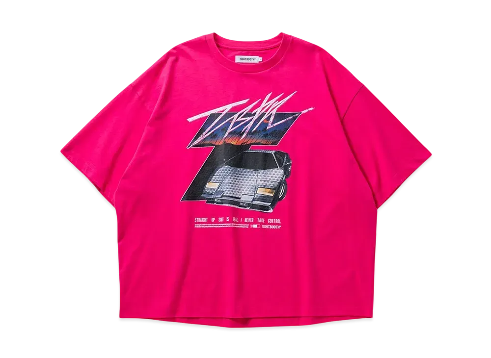 TIGHTBOOTH Initial T T-Shirt "Magenta"