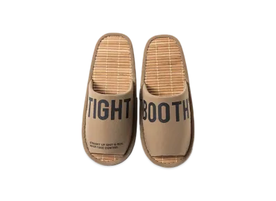 TIGHTBOOTH Big Label Room Sandal "Khaki"