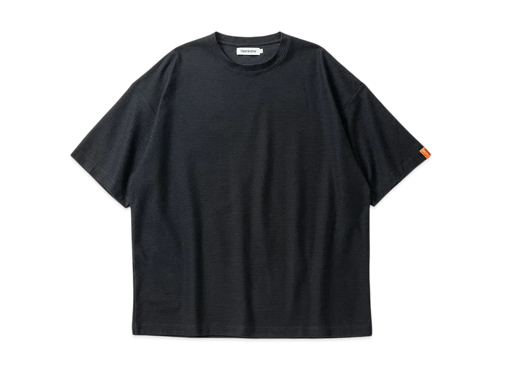 TIGHTBOOTH Honeycomb Border T-Shirt "Black"