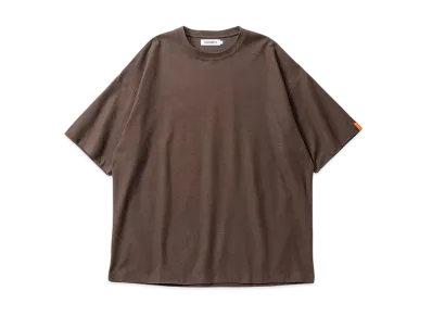 TIGHTBOOTH Honeycomb Border T-Shirt "Brown"