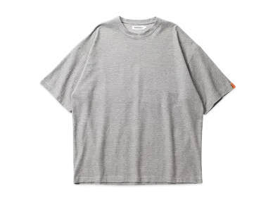 TIGHTBOOTH Honeycomb Border T-Shirt "Gray"