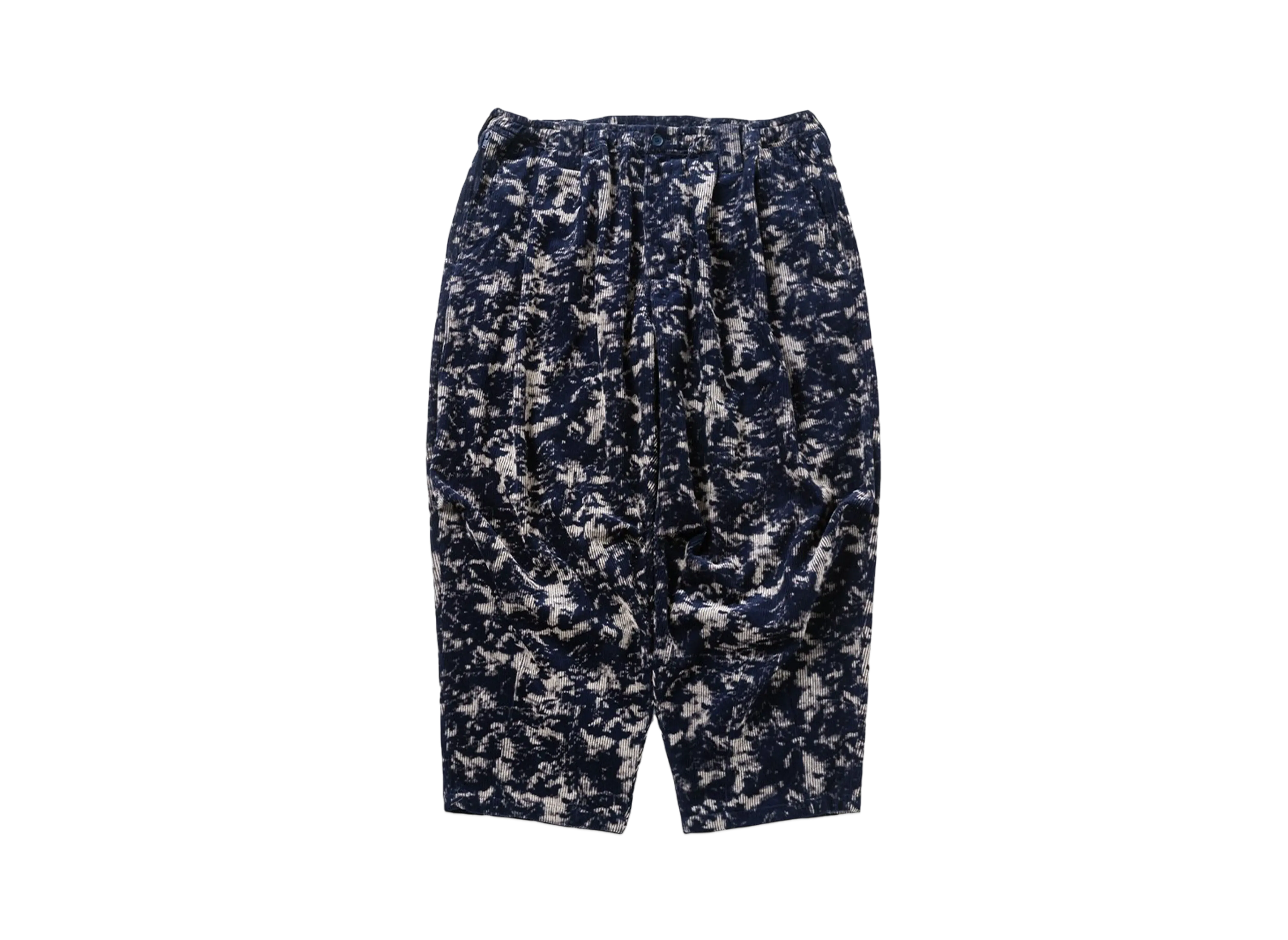 TIGHTBOOTH Bleach Cord Balloon Pants "Navy"