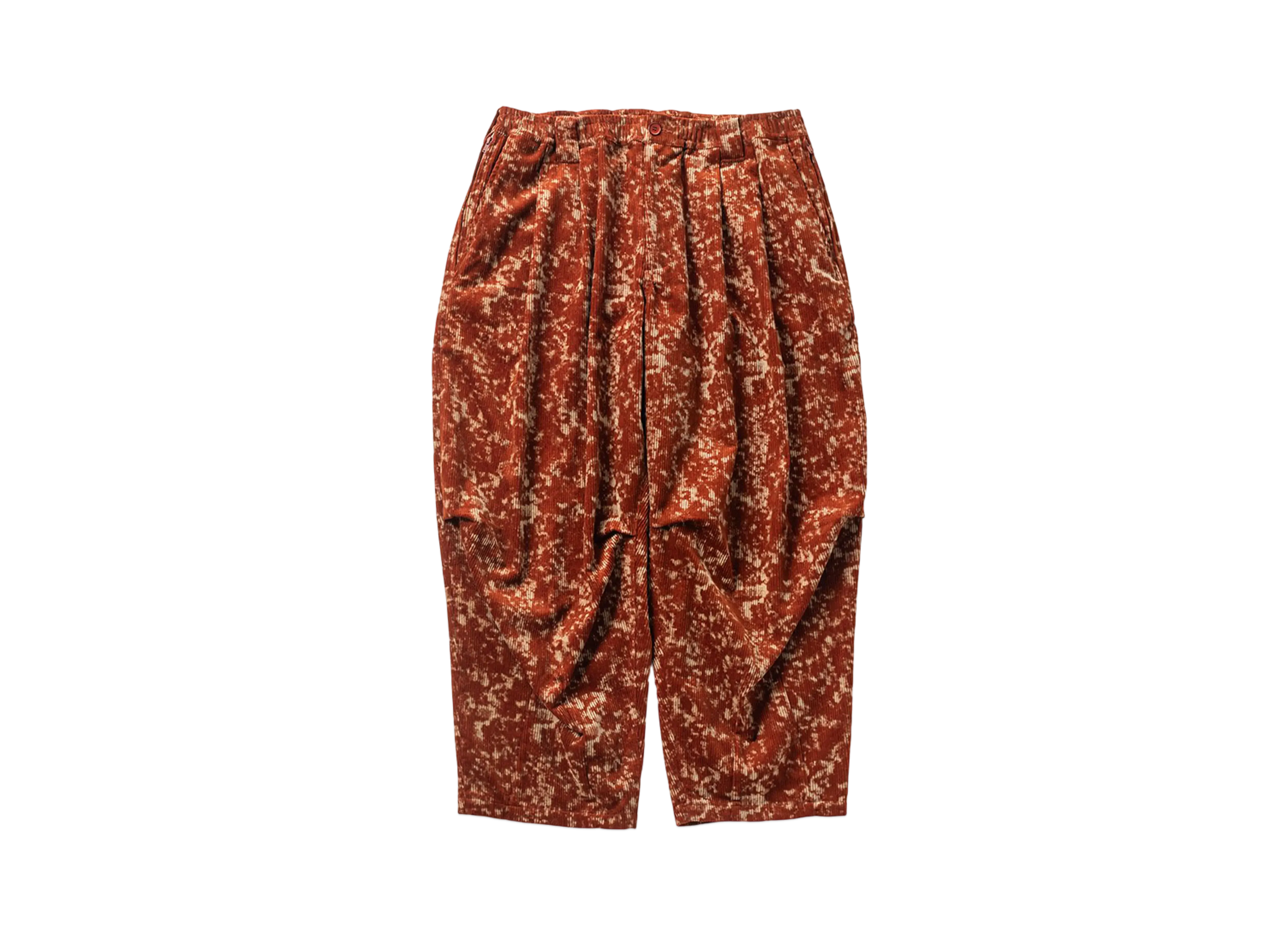 TIGHTBOOTH Bleach Cord Balloon Pants "Brown"