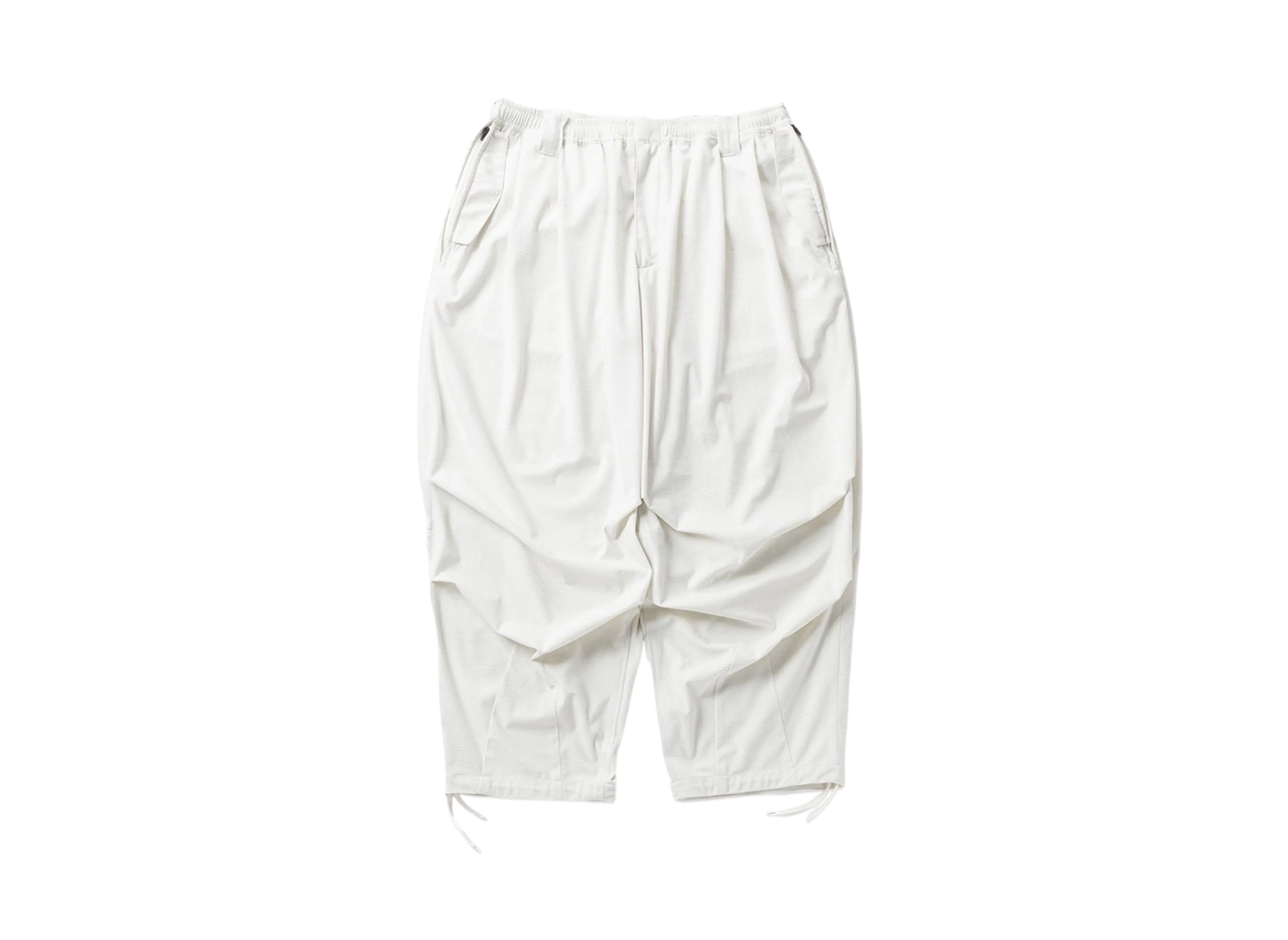 TIGHTBOOTH Geometric Cord Snow Pants "White"