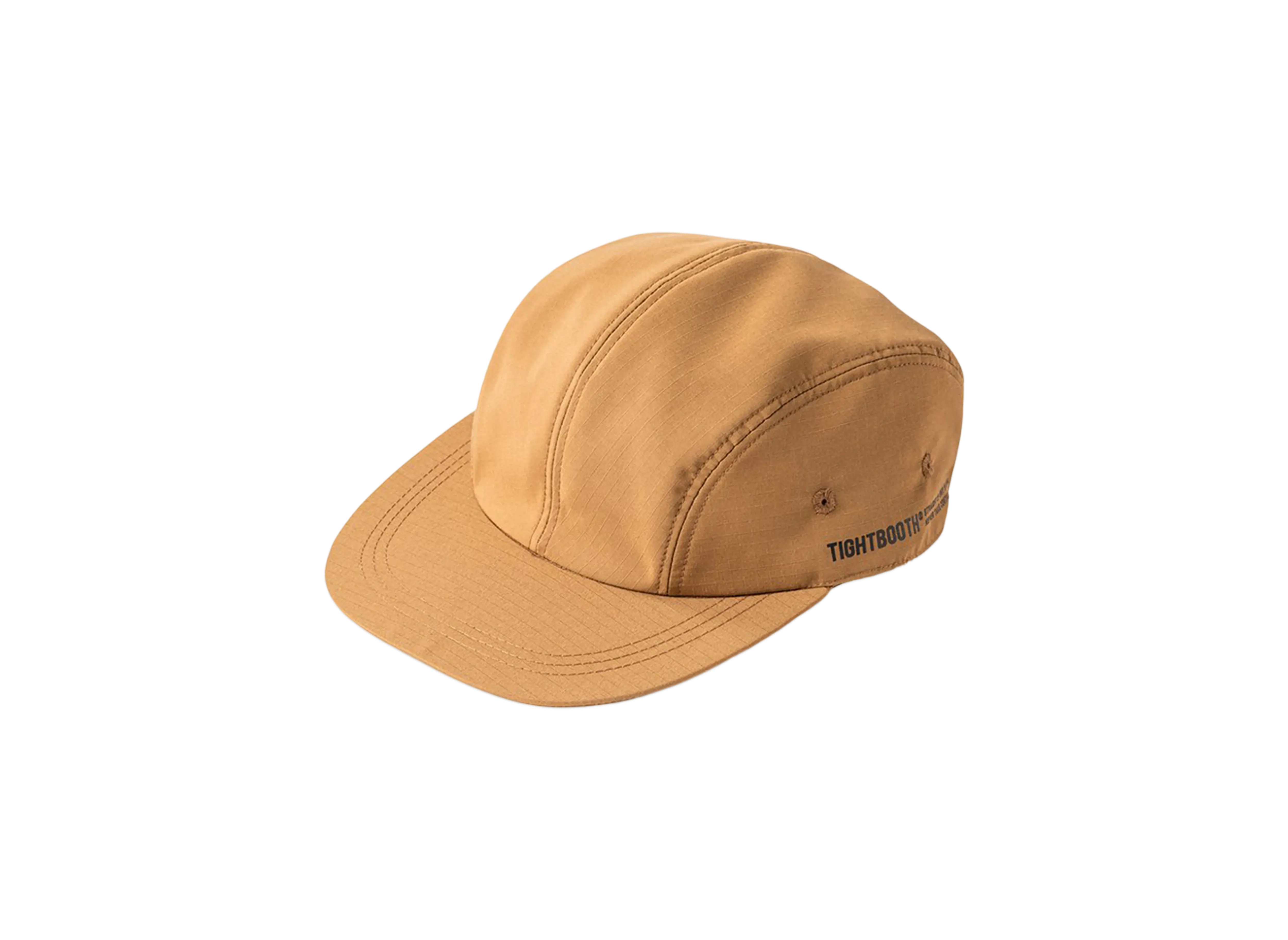 TIGHTBOOTH Ripstop Side Logo Camp Cap "Light Brown"