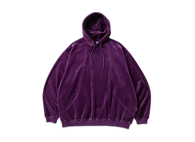 TIGHTBOOTH Velour Pullover Hoodie "Purple"