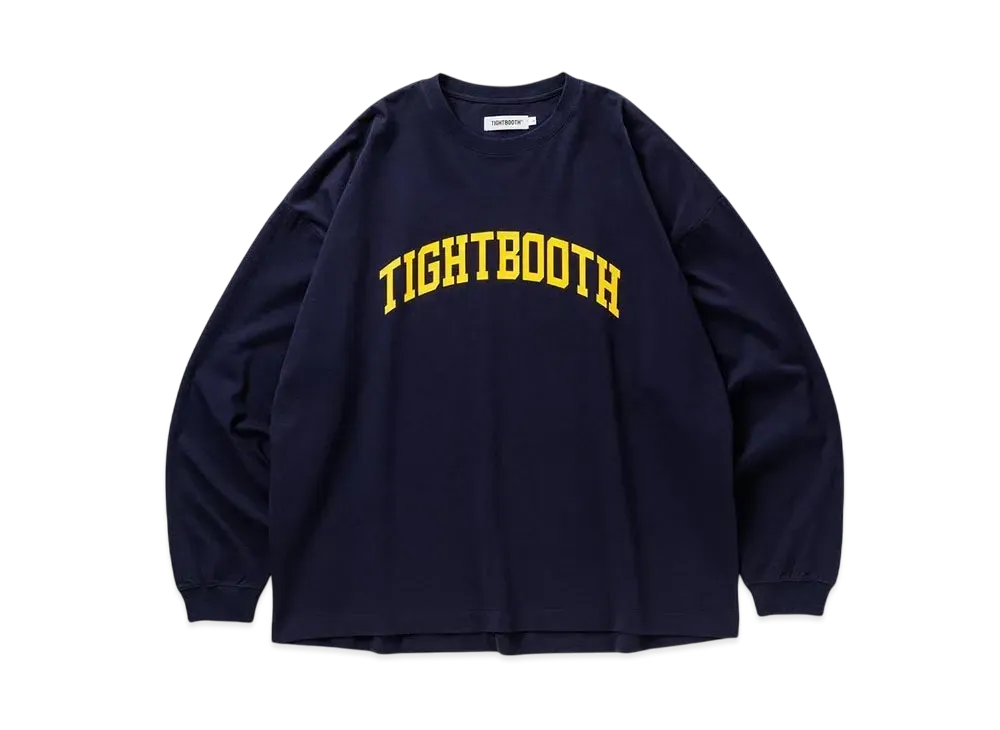 TIGHTBOOTH College L/S T-Shirt "Navy"