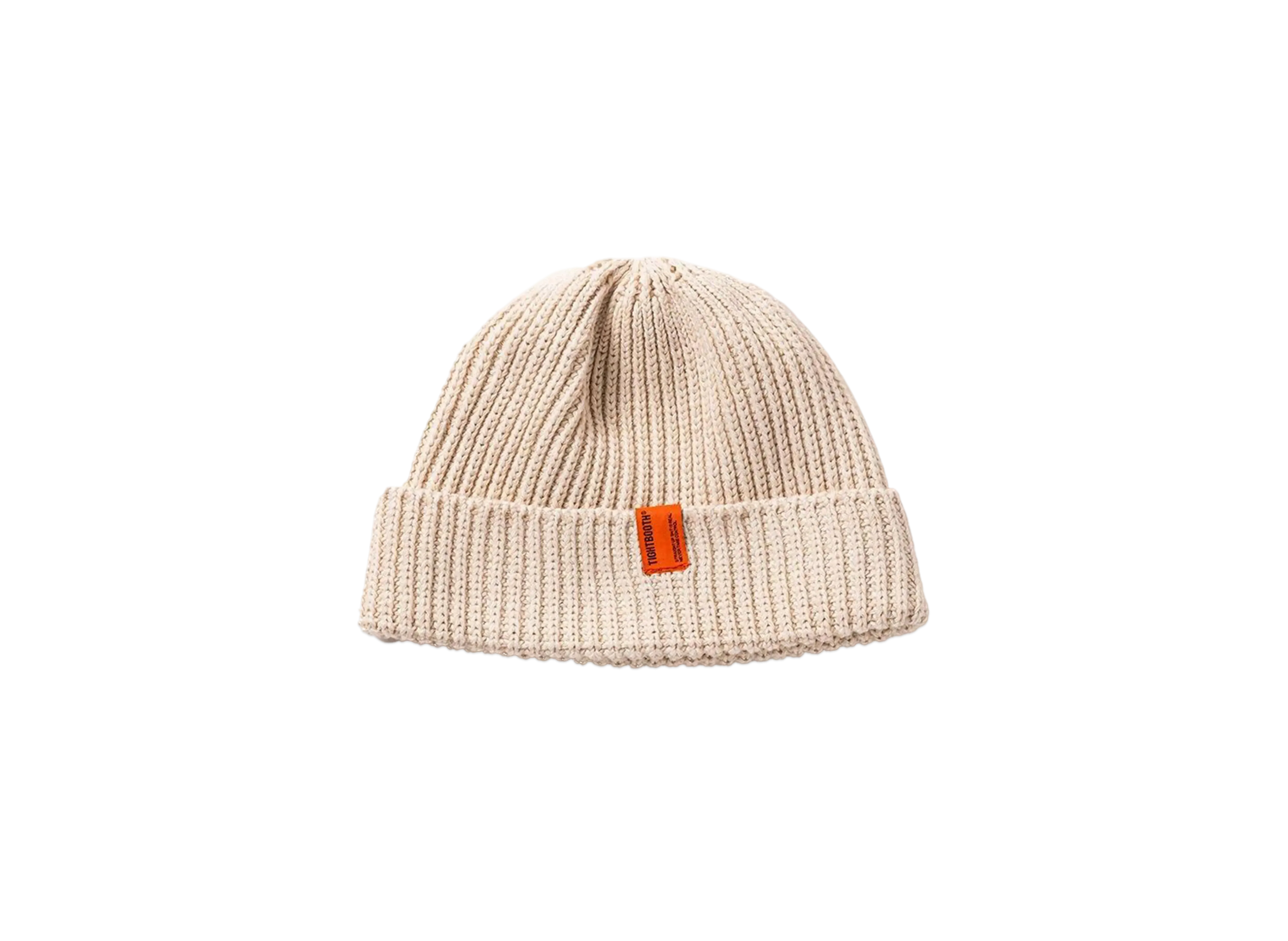 TIGHTBOOTH Tag Beanie "Ivory"