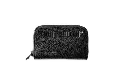 TIGHTBOOTH Leather Zip Wallet "Black"