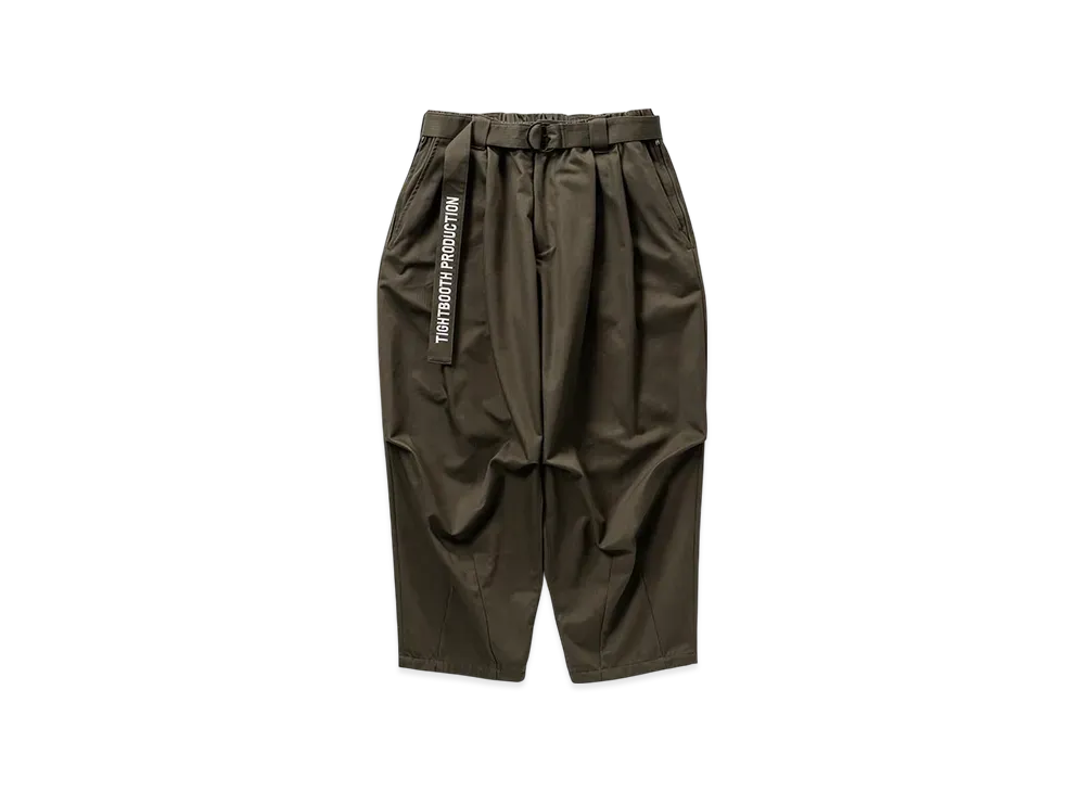 TIGHTBOOTH Herringbone Balloon Pants "Olive"