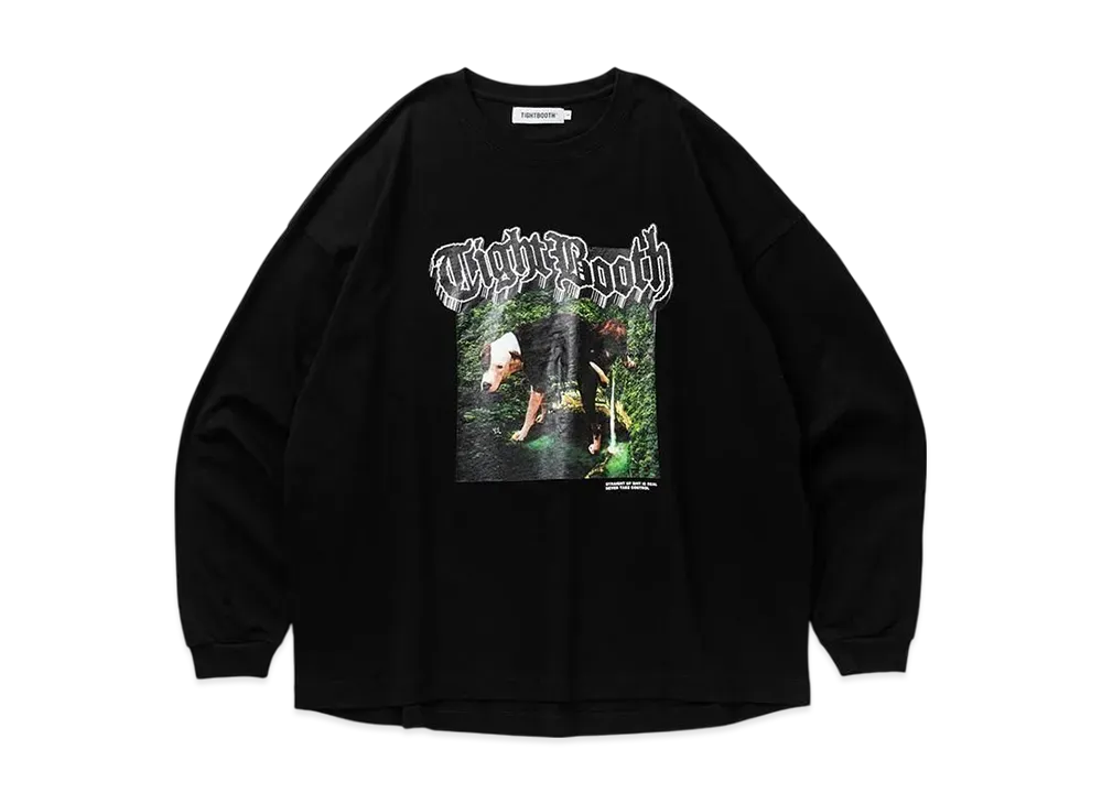 TIGHTBOOTH Doggy Piss L/S T-Shirt "Black"