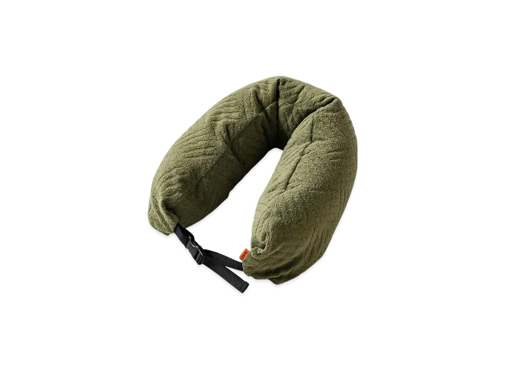 TIGHTBOOTH Checker Plate Pile Neck Pillow "Olive"