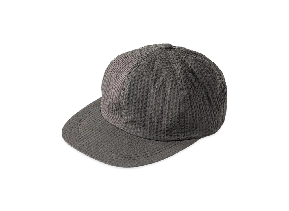TIGHTBOOTH Seersucker 6 Panel "Charcoal"