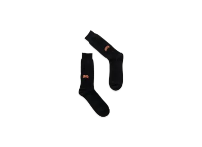 TIGHTBOOTH Waffle Socks "Black"