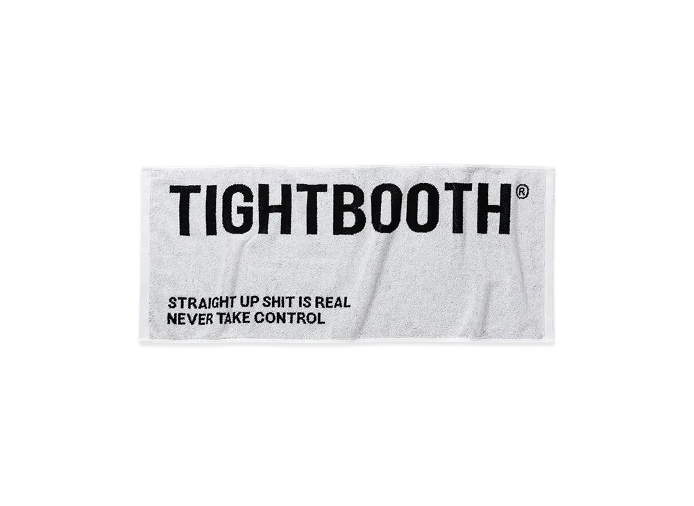 TIGHTBOOTH Label Logo Towel "White"
