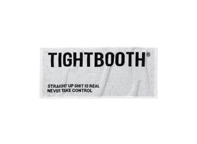 TIGHTBOOTH Label Logo Towel "White"