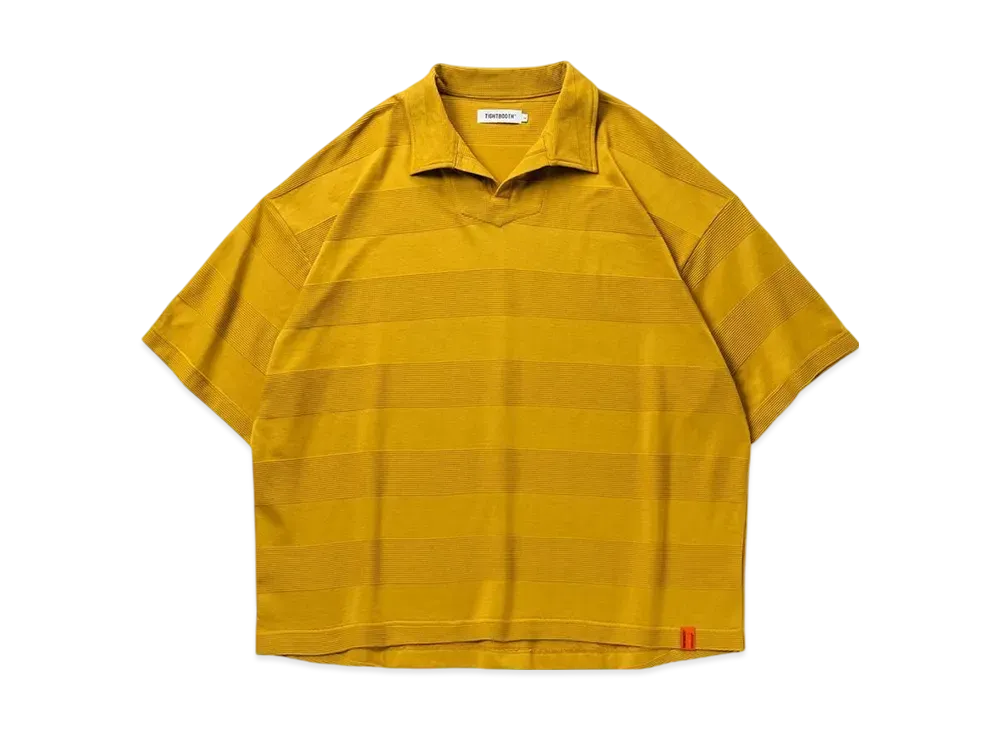 TIGHTBOOTH Ridge Border Open Polo "Mustard"