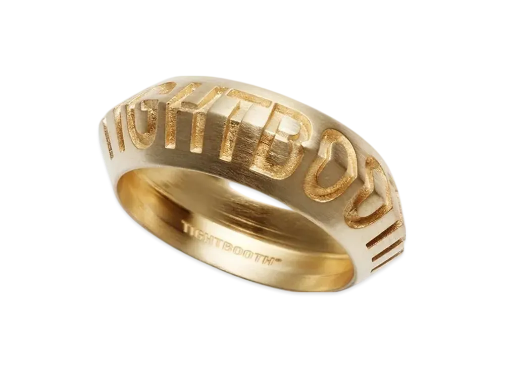 TIGHTBOOTH Angle Iron Ring "Brass"