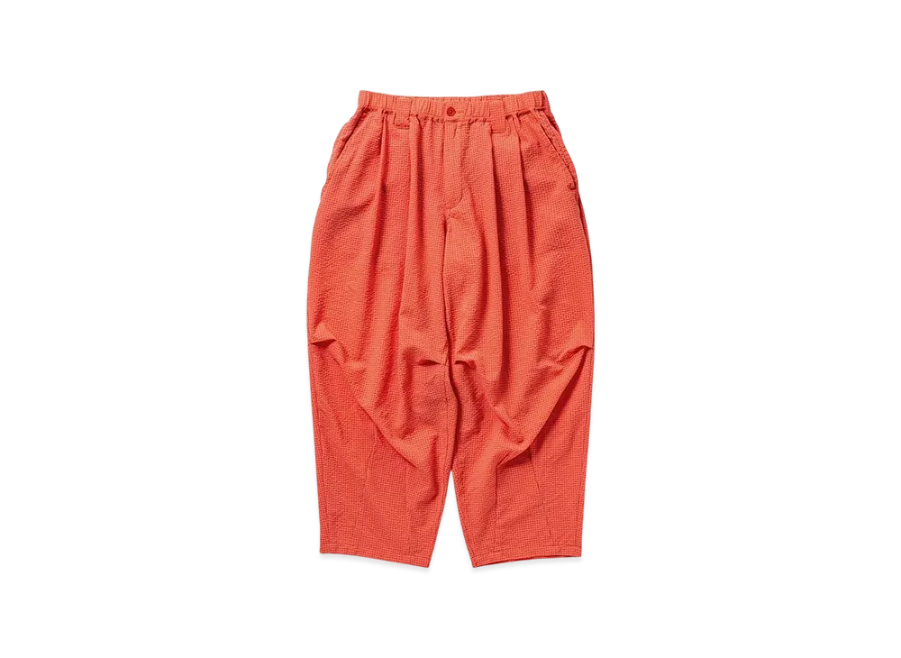 TIGHTBOOTH Seersucker Balloon Pants "Orange"