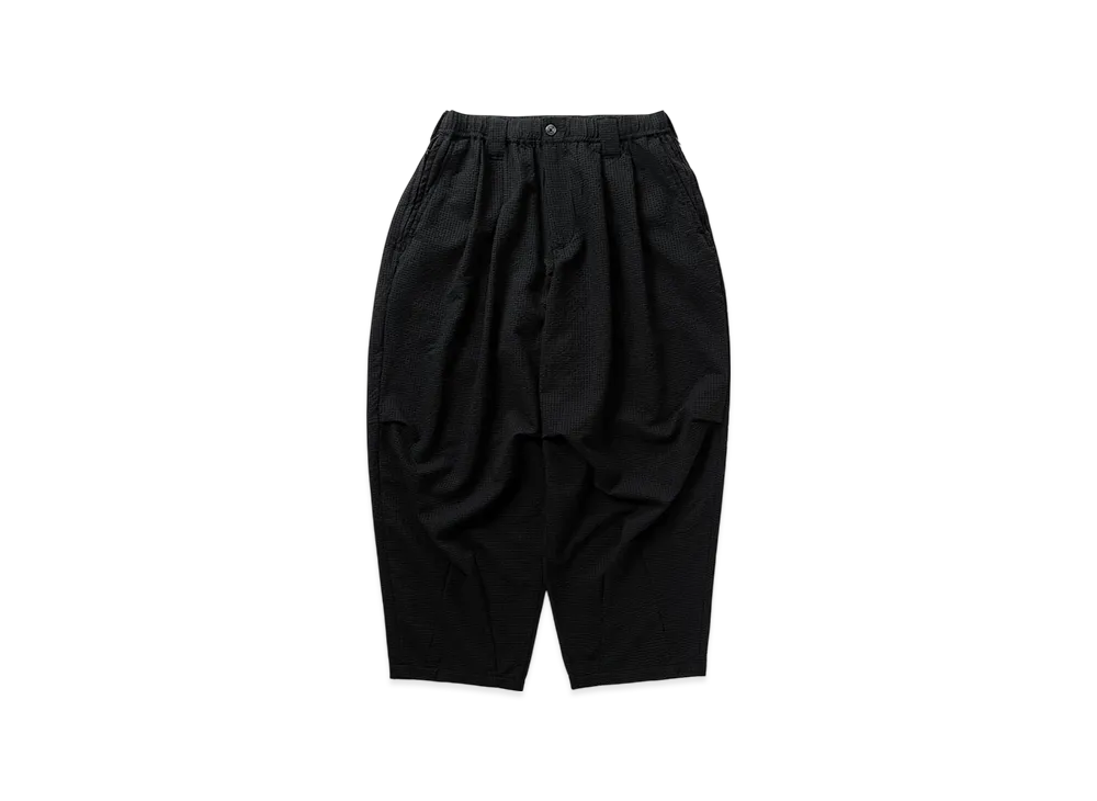 TIGHTBOOTH Seersucker Balloon Pants "Black"