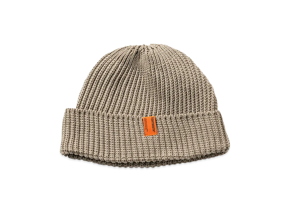 TIGHTBOOTH Tag Watch Cap "Grey"