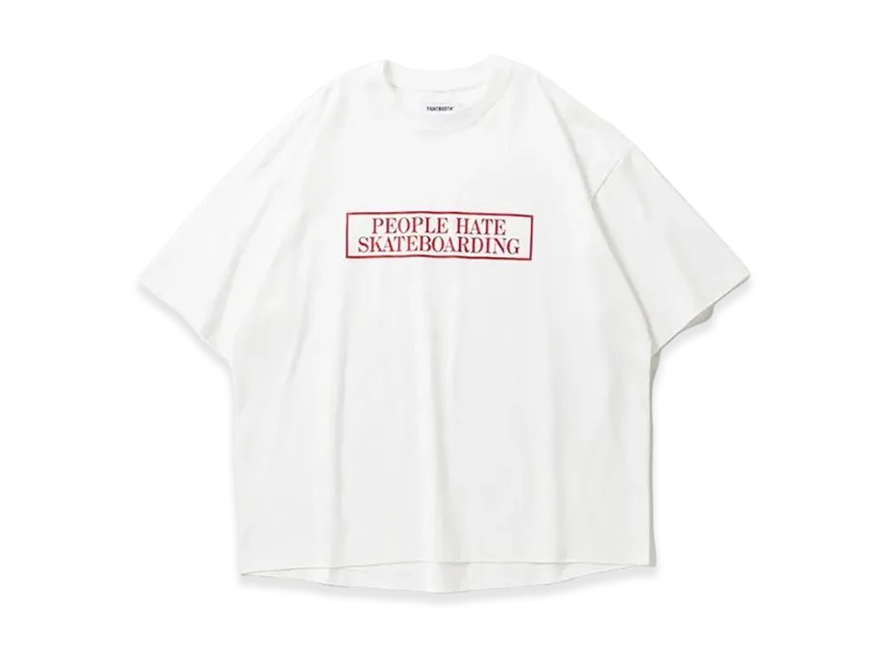 TIGHTBOOTH People Hate Skate Tee "White"