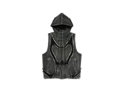 THUG CLUB Cave Denim Vest "Black"