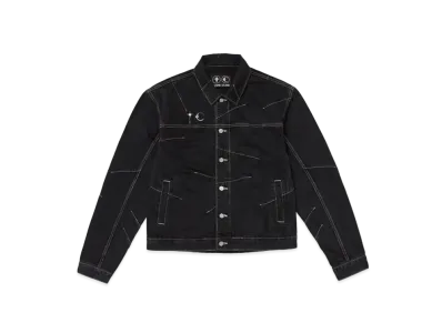 THUG CLUB TC Pin Denim Jacket "Black"