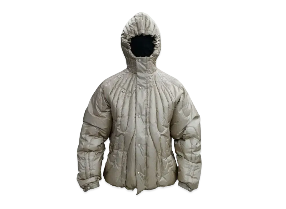 THUG CLUB Cave Goose Down Jacket "Beige"