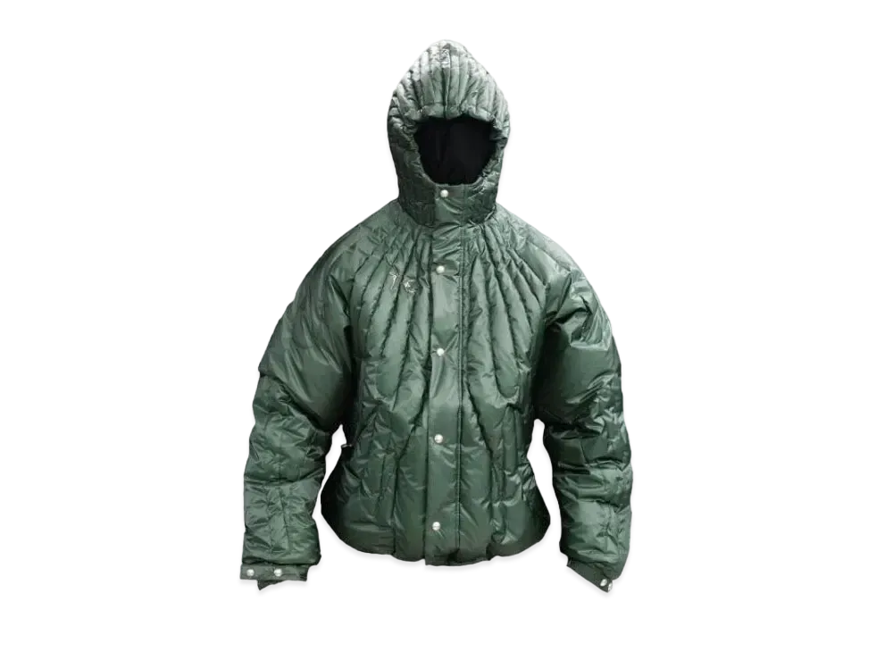 THUG CLUB Cave Goose Down Jacket "Khaki"