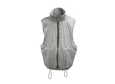 THUG CLUB Cave Goose Down Vest "Silver"