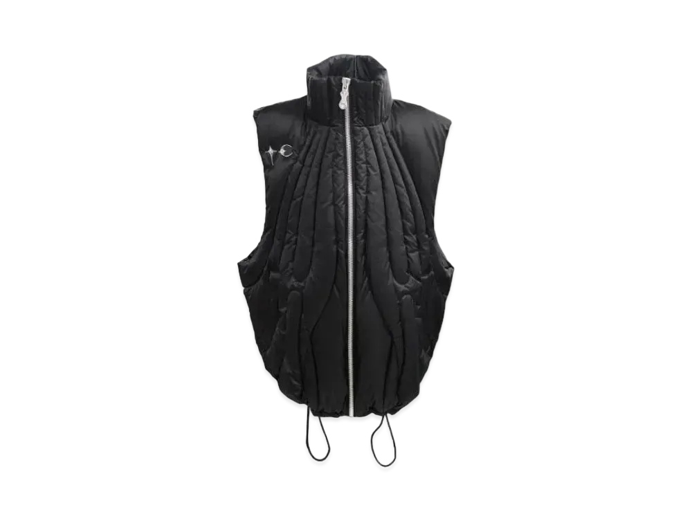 THUG CLUB Cave Goose Down Vest "Black"