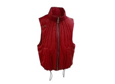 THUG CLUB Cave Goose Down Vest "Red"