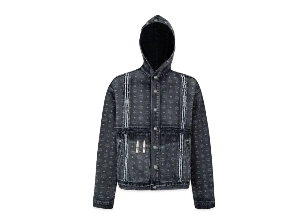 THUG CLUB Mcm TC Bullet Denim Jacket "Black"