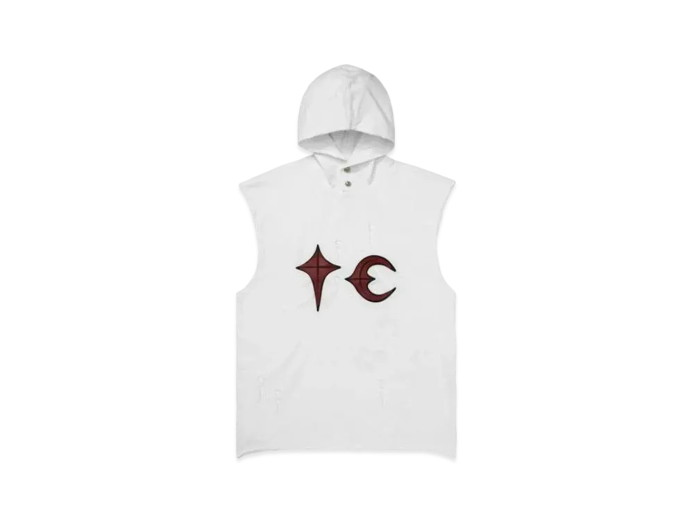 THUG CLUB Rock Hooded Vest "White"