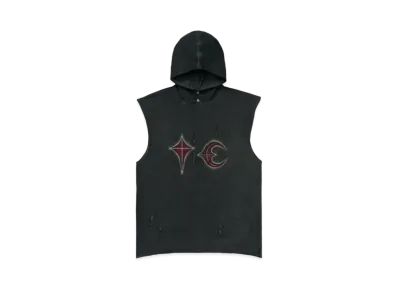 THUG CLUB Rock Hooded Vest "Grey"