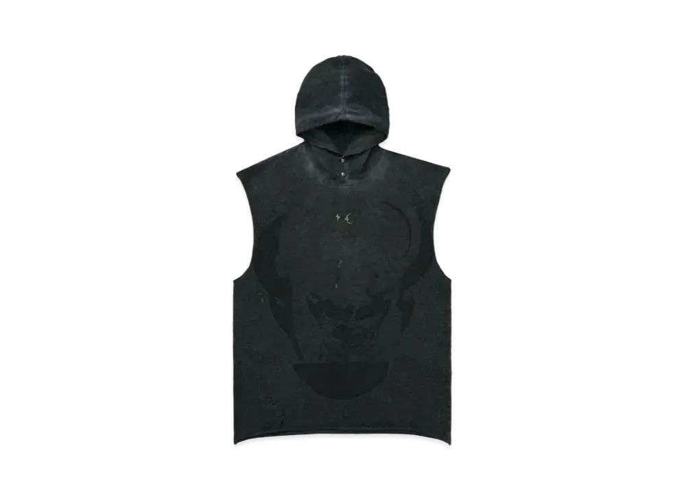 THUG CLUB Satan Hooded Vest "Grey"