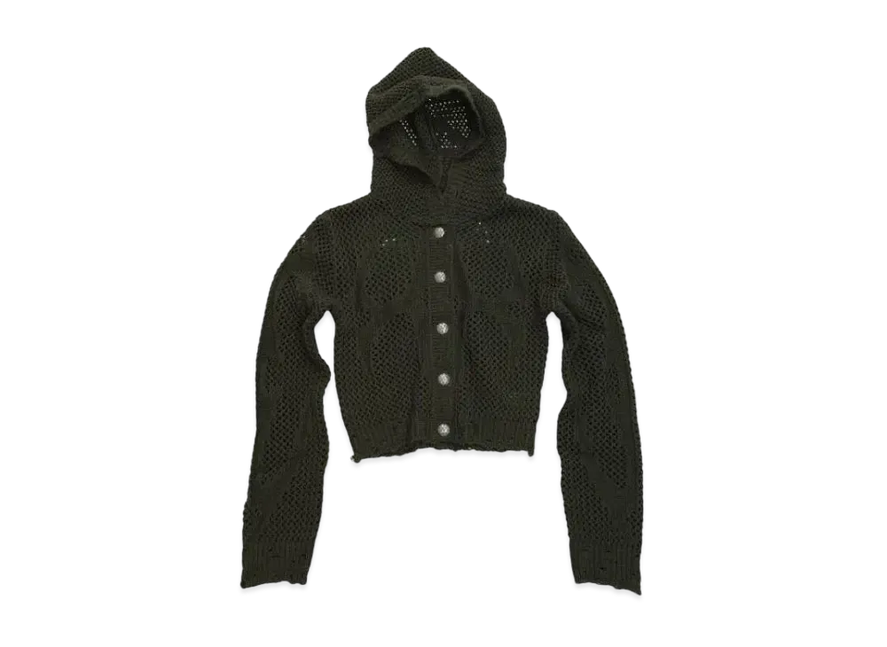 THUG CLUB Tribal Net Hoodie Knits "Khaki"