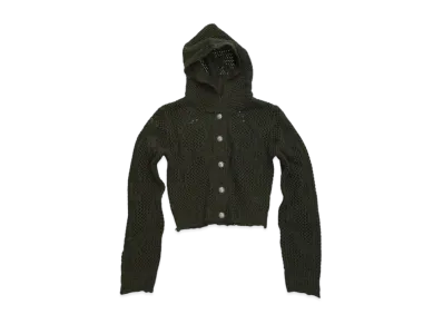THUG CLUB Tribal Net Hoodie Knits "Khaki"