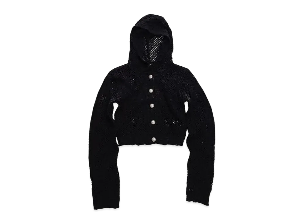THUG CLUB Tribal Net Hoodie Knits "Black"