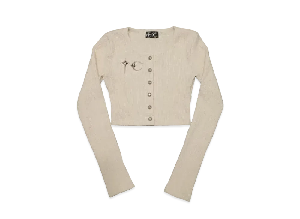 THUG CLUB TC Cardigan "Ivory"