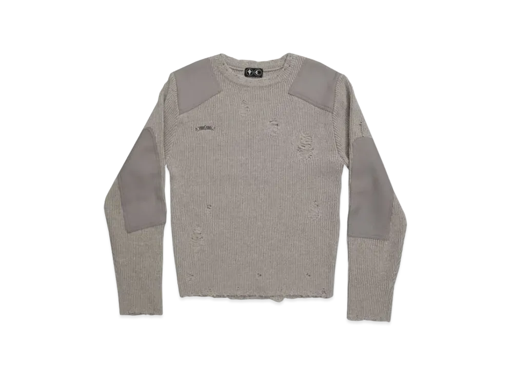 THUG CLUB Berlin Destroyed Patch Knits "Desert"