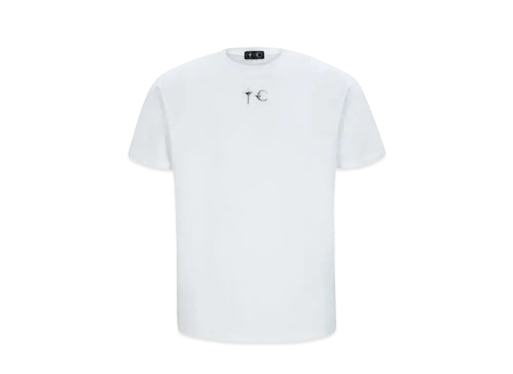 THUG CLUB Back T-Shirt Slim "White"