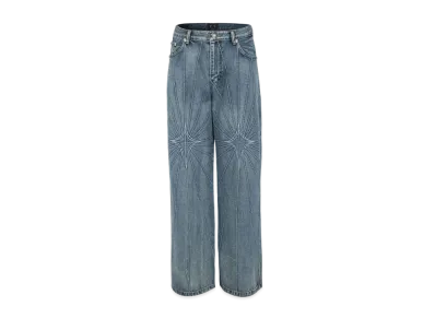 THUG CLUB Chain StiTCh Denim Pants "Blue"