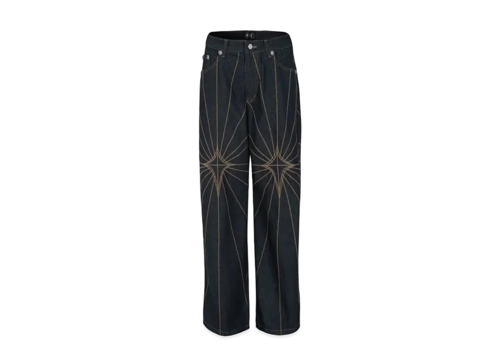 ThugClub TC Chain Stitch Denim Pants ワイド THUG CLUB - Chain Stitch Denim Pants | HBX