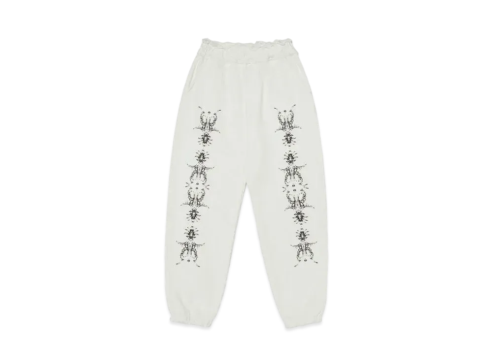 THUG CLUB Dragon Jogger Pants "White"